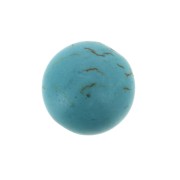 Bead Turquoise Synthetic 13/14mm x1