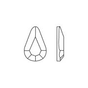 PureCrystal 2300 Flat Back Stone 10x6 mm Crystal