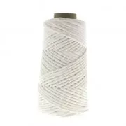 Suprême Cotton 3XL peigné cord for macrame - Blanc x 75m