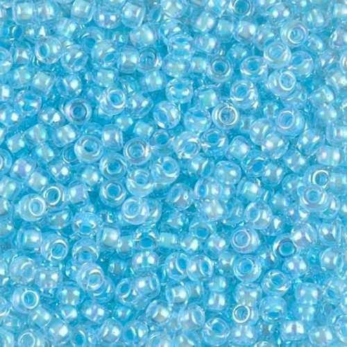 Miyuki Seed beads 8/0 278 - Crystal AB Aqua Lined x8g