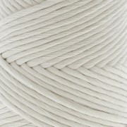 Cotton Supreme 3XL combed cord for macrame - Light Grey x 75m