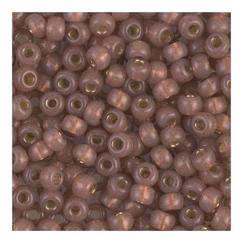 Miyuki Seed beads 8/0 641 - Rose Bronze Alabaster Silverline