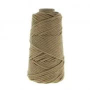 Cotton Supreme 3XL combed cord for macrame - Sand x 75m