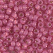 Miyuki Seed beads 8/0 645 - Dark Rose Alabaster Silverline|raw }}