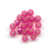 Miyuki Seed beads 8/0 645 - Dark Rose Alabaster Silverline