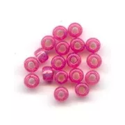 Miyuki Seed beads 8/0 645 - Dark Rose Alabaster Silverline