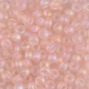 Miyuki Seed beads 8/0 155FR - Tr Light Tea Rose AB Mat