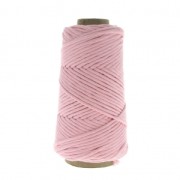 Cotton Supreme 3XL combed cord for macrame - Baby Pink x 75m|raw }}