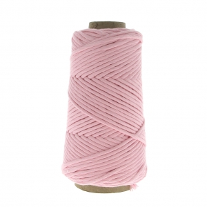 Cotton Supreme 3XL combed cord for macrame - Baby Pink x 75m