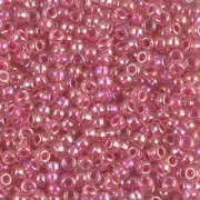 Miyuki Seed beads 11/0 355 - Crystal AB Hot Pink Lined
