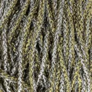 Rayon Air 4.5 mm cord for macrame - Silver / Gold x 50m