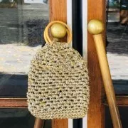 Rayon Air 4.5 mm cord for macrame - Silver / Gold x 50m