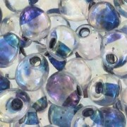 Miyuki Fringe beads 3.4mm DP283 - Crystal AB Noir Lined x8g|raw }}