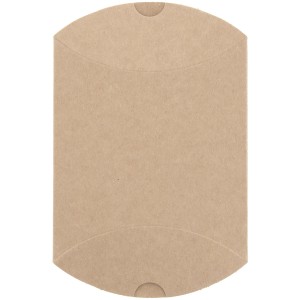 Cardboard gift box  8x10x3.5cm Natural Kraft x1