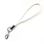 Mobile phone accessory with lobster clasp White x1