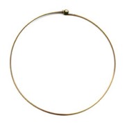 Choker with removable end 1.6mm 12 cm bronze color|raw }}