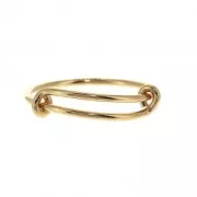 Gold-Filled fine ajustable jonc ring - Size 49 to 54 x1