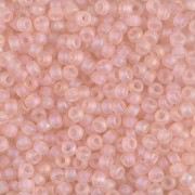 Miyuki Seed beads 11/0 155FR - Transparent Light Tea Rose AB Mat|raw }}
