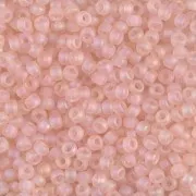 Miyuki Seed beads 11/0 155FR - Transparent Light Tea Rose AB Mat