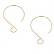 Gold filled earwires 23 mm x2|raw }}