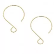 Gold filled earwires 23 mm x2