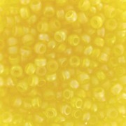 Miyuki Seed beads 11/0 136FR - Tr Yellow AB Mat