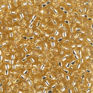 Miyuki Seed beads 11/0 2 - Light Gold Silver Lined