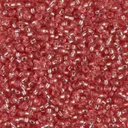 Miyuki Seed beads 11/0 1660 - Dyed Pink Coral Silverline