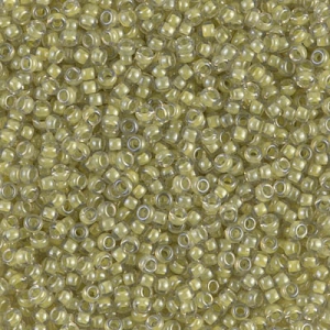 Miyuki Seed beads 11/0 378 - Luster Crystal Light Olivine Lined