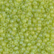 Miyuki Seed beads 11/0 143FR - Transparent Chartreuse Mat AB|raw }}