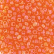 Miyuki Seed beads 11/0 138FR - Tr Orange Mat AB|raw }}
