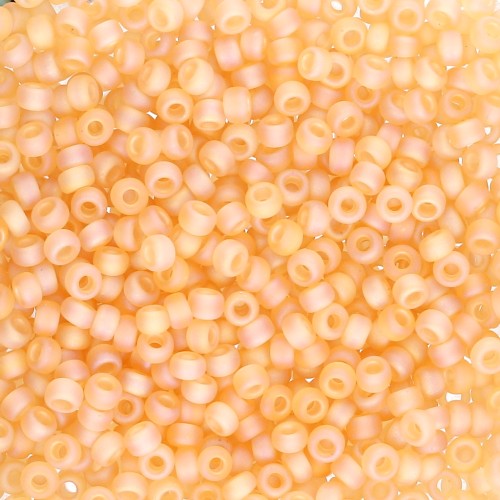 Miyuki Seed beads 11/0 132FR - Tr Light Topaz Mat AB
