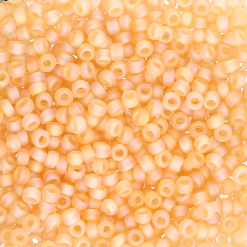 Miyuki Seed beads 11/0 132FR - Tr Light Topaz Mat AB
