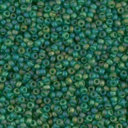 Miyuki Seed beads 11/0 146FR - Transparent Green Mat AB|raw }}