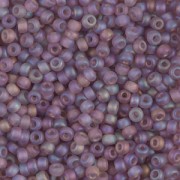 Miyuki Seed beads 11/0 142FR - Transparent Smoky Amethyst Mat AB|raw }}