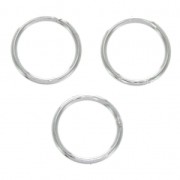 10x1mm 925 Sterling Silver closed Jump rings x5|raw }}