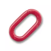 Open ring 29mm Dark Red Coral x1