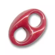 Coffee grain 26mm Dark Red Coral