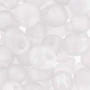 Miyuki Fringe beads 3.4mm DP131FR - Tr Crystal Mat AB x8g