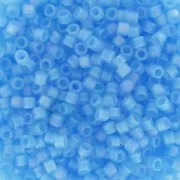 Miyuki Delica 11/0 DB0861 - Matte Transparent Aqua AB
