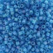 Miyuki Delica 11/0 DB0862 - Matte Transparent Capri Blue AB