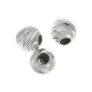 925 Sterling Silver Stoppers Beads 3 mm with a hole of 0.5 mm x2|raw }}