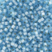 Miyuki Delica 11/0 DB0628 - Dyed Aqua Silver Lined Alabaster|raw }}
