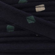 Viscose sewing piping Atelier Brunette 10 mm Shine Night x1m|raw }}