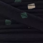 Viscose sewing piping Atelier Brunette 10 mm Shine Night x1m