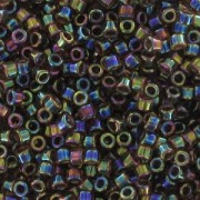 Miyuki Delica 11/0 DB0087 - Root Beer Lined Light Topaz AB|raw }}