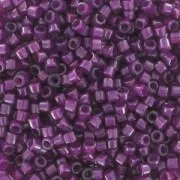 Miyuki Delica 11/0 DB0281 - Luster Crystal Lined Fuchsia