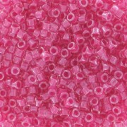 Miyuki Delica 11/0 DB0914 - Crystal Lined Spkl Rose|raw }}