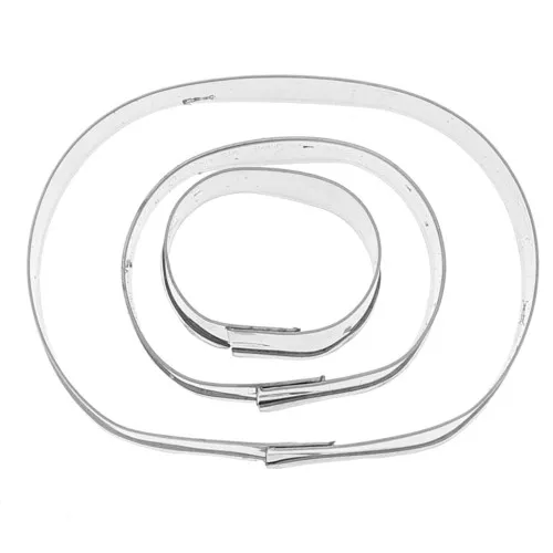 Oval cutter set x3