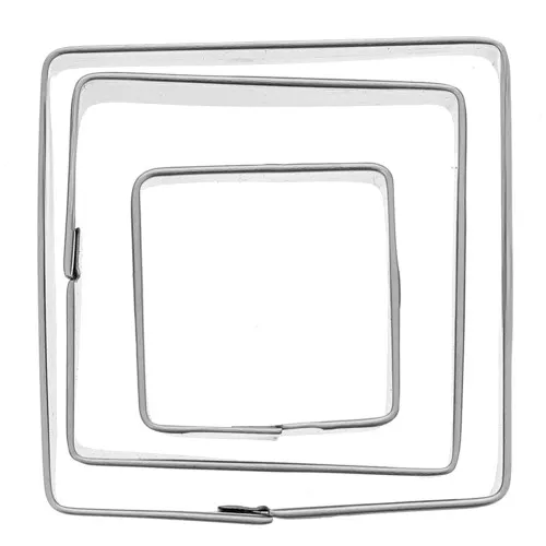 Square cutter set x3